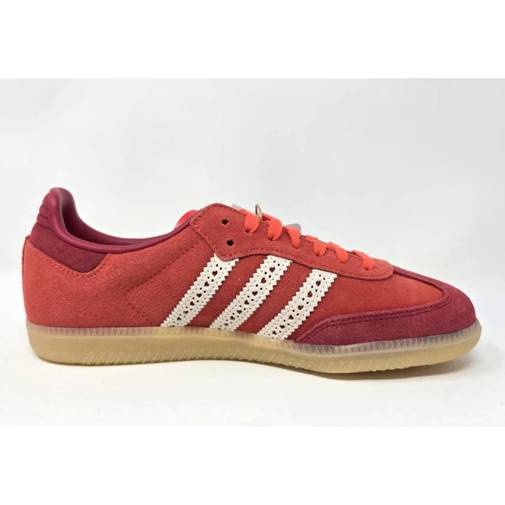 Adidas Samba OG Special Edition Valentines Day Red-JS3526-Youth‎ 5/Women's 6 NWB